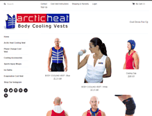 Tablet Screenshot of coolingvests.com